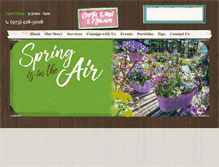 Tablet Screenshot of earthwindandflowers.com